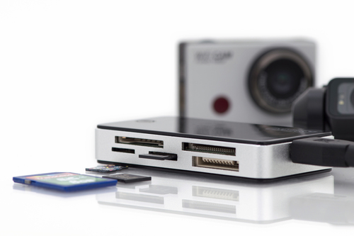 Digitus Card Reader All-in-one, USB 3.0. Compatible memory cards: CF, MMC, MMC Mobile, MMC+, MMCmicro, MS Micro (M2), MS P