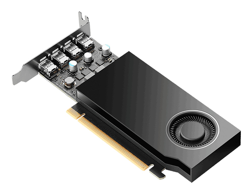 PNY NVIDIA Quadro A400 Grafikkarte - 4 GB GDDR6 - Low Profile - 4 x Mini DisplayPort - Mini DisplayPort