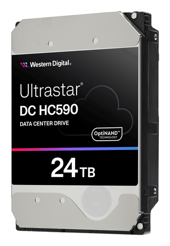 Western Digital Ultrastar Festplatte - 3,5" Intern - 24 TB - SAS (12Gb/s SAS) - Conventional Magnetic Recording (CMR) Meth
