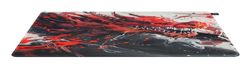 CHERRY XTRFY GP6 Groß Gaming-Mauspad - 400 mm x 460 mm x 4 mm Abmessung - Schwarz - Naturkautschuk - Maus