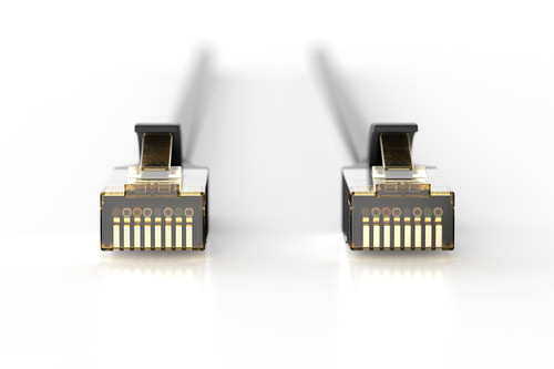 Digitus CAT 6A S/FTP outdoor patch cable, PE, 10 pieces. Cable length: 10 m, Cable standard: Cat6a, Cable shielding: S/FTP