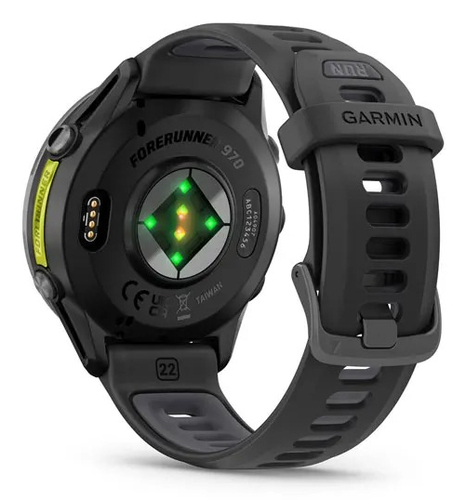 Garmin Forerunner 970. Display diagonal: 3.56 cm (1.4"), Display technology: AMOLED, Display resolution: 454 x 454 pixels,