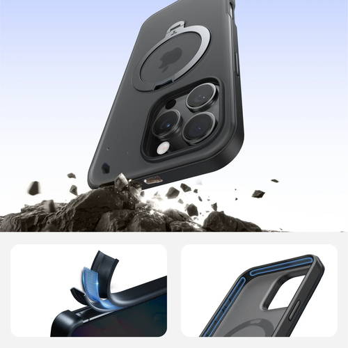 TORRAS Hülle für Apple iPhone 16 Smartphone - Transparent - Kratzfest, Sturzsicher, Resistent gegen Beschädigungen