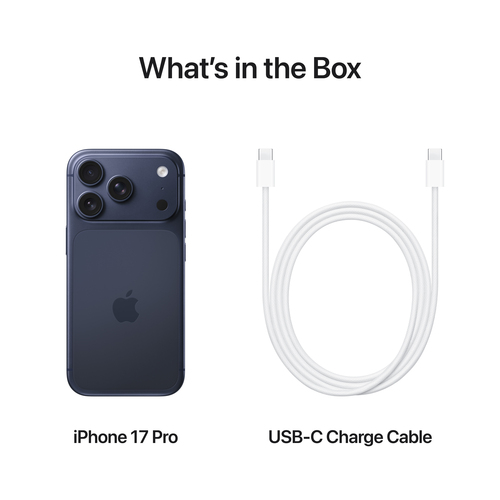 Apple iPhone 17 Pro 256GB Blu Profondo. Dimensioni diagonale schermo: 16 cm (6.3""), Risoluzione del display: 2622 x 1206 