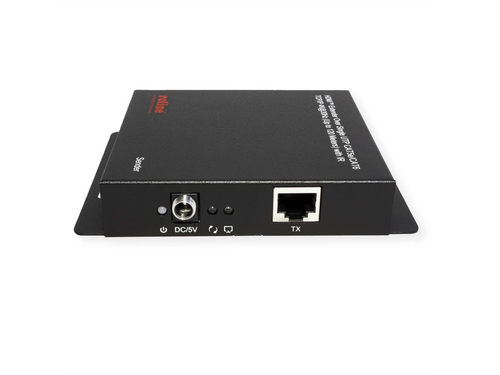 Roline Video-Extender-Transmitter/Receiver - Verkabelt - 120 m Reichweite - 2 x Netzwerk (RJ-45) - 1 x HDMI Ein - 1 x HDMI