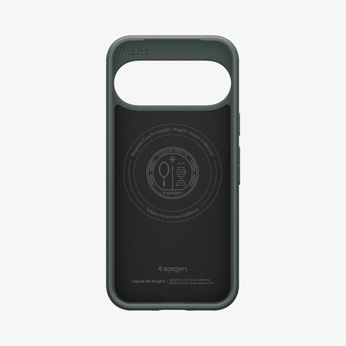 Spigen Liquid Air Case for Google Pixel 11 Smartphone - Abyss Green - Wireless Charging Compatible