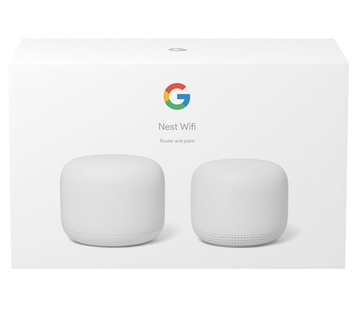 Google Nest Wifi, Router and Point 2-pack. Banda Wi-Fi: Dual-band (2.4 GHz/5 GHz), Wi-Fi standard: Wi-Fi 5 (802.11ac), Int