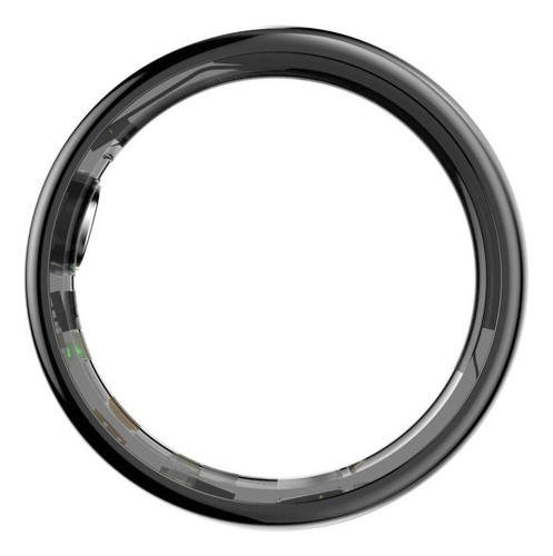 Carneo Smart Ring - Finger Wearable - Titanium Black - Pedometer - Text Messaging, Push Notification - Stress, Heart Rate,