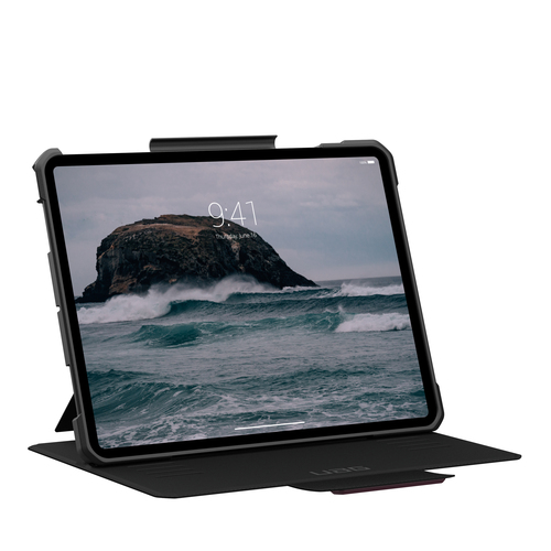 Urban Armor Gear Metropolis SE Robust Tasche (Folie) für 33 cm (13 Zoll) Apple iPad Pro - Bordeaux - Polyurethan Außenmate