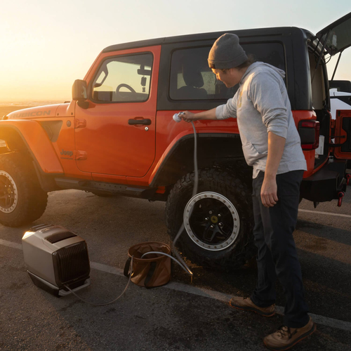 EcoFlow WAVE 3. Product type: Camping shower bag, Construction type: Electric shower, Water flow control: Twist shower head