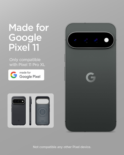 Spigen Nano Pop Case for Google Pixel 11 Pro XL Smartphone - Black Sesame - Wireless Charging Compatible
