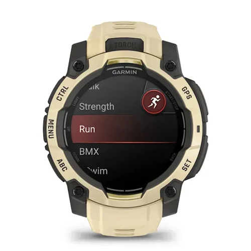 Garmin Instinct 3 AMOLED. Display diagonal: 3.05 cm (1.2"), Display technology: AMOLED, Display resolution: 390 x 390 pixe