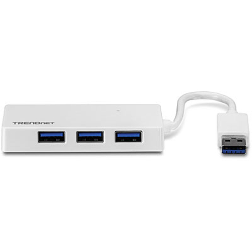 TRENDnet TU3-H4E USB-Hub - USB - Extern - 4 Total USB Port(s) - 4 USB 3.0 Port(s) - PC, PC, Mac