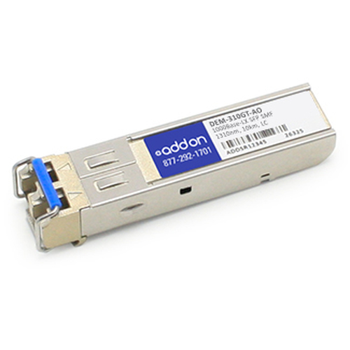 AddOn SFP (mini-GBIC) - 1 x LC 1000Base-LX Network - 1 - TAA Compliant - For Data Networking, Optical Network - Optical Fi