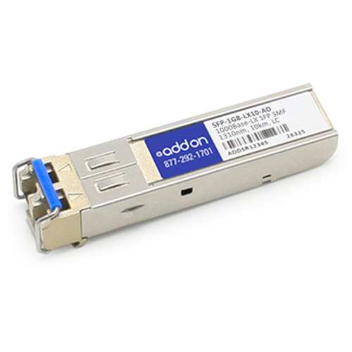 AddOn SFP (mini-GBIC) - 1 x LC 1000Base-LX Network - 1 - TAA Compliant - For Data Networking, Optical Network - Optical Fi
