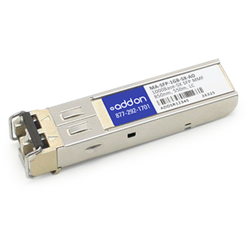 AddOn SFP (mini-GBIC) - 1 x LC 1000Base-SX Network - 1 - TAA Compliant - For Data Networking, Optical Network - Optical Fi