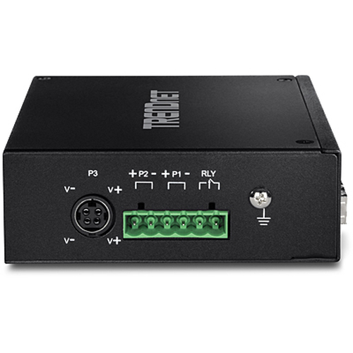 6-port hardened Industrial Gigabit PoE+ Switch (5 Gigabit / 1 shared SFP / 1 dedicated SFP)