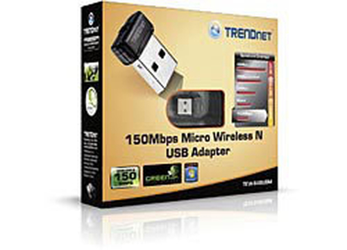 TRENDnet TEW-648UBM Wi-Fi Adapter - IEEE 802.11n - USB - 150 Mbit/s - 2,48 GHz ISM - 30 m Funkreichweite (innen) - 50 m Fu